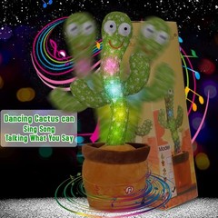 Interactive Dancing Cactus Toy – Mimics Speech, Fun Gift for Infants & Toddlers