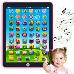 Kids Learning Pad/Tablet Interactive Toddler Toys with Words Numbers…