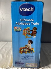 VTech Sit-to-Stand Ultimate Alphabet Train Ride-On Walker Pull Cart 4-in-1 Toy