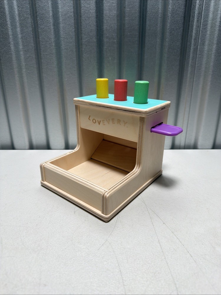 Lovevery Montessori Wooden Peg Drop Toy From Thinker Play Kit