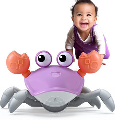 Crawling Crab Baby Toy – Infant Tummy Time Toys 3 4 5 6 7 8 9 10 11 12 Babies Bo