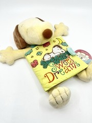 Peanuts Snoopy Plush Book Sweet Dreams Baby Lovey Nakajima 2014