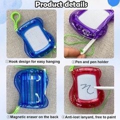 Mini Magnetic Drawing Board for Kids – (Pack of 12) 12 Count (Pack of 1)