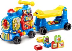 VTech Sit-to-Stand Ultimate Alphabet Train – Blue | Educational Toy for Toddlers