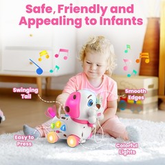 Vahome Puppy Toy for 1 Year Old Girl Gift, Musical Baby Toy 6-12-18 Month, Fi…