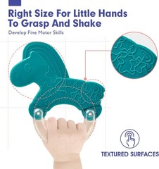 Baby Rattles Teething Toys Set 10 Non-Toxic Shaker Infant Gifts