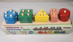Montessori Toys Wooden Learning Shape Sorter 1-4Year Toddler Kid Preschool NEW