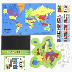 Mapology World AR, Interactive Learning Aid- Augmented Reality Educational Toy