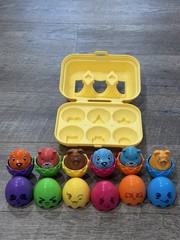 Egg Toys for Toddlers 1-3,Montessori Geometric Eggs Early Preschool Education…