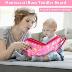 Toddlers Learning/Activities Toy Montessori Toys Busy Board for 2 Years Old Girl