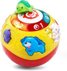 Multicolor Wiggle & Crawl Ball for Babies, Interactive, Lights & Sounds