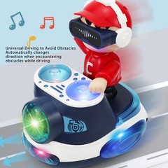 Toddler Music Toy, Bouncing Beat Flashing Light Dancing Music Toy with Universal