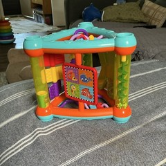 Multicolor Alphabet Activity Cube Baby Toddler Motor Skills Toy