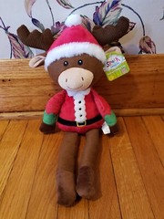 Spark Create Imagine Holiday Baby Toy Reindeer Rattle Plush