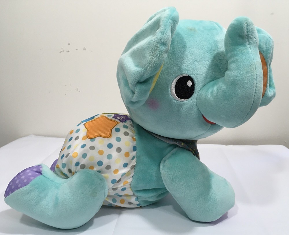 Explore & Crawl Elephant Baby Toy, Moves, Talks, Sings Interactive Vtech Works