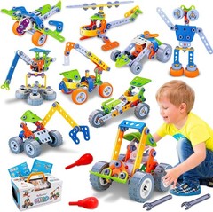 Creative 10-in-1 Educational Building Activities for Kids Ages 4-8 – 167 Parts