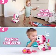 Bilingual Interactive Educational Musical Puppy Toy For Infants Baby Toddlers