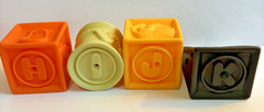 25pc ABC Educational Baby B. Stacking Building Squishy Soft Play Toy Blocks