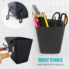 G.CORE Peg Board Organizer 21 Pack, Pegboard Accessories with Baskets Cups Ho…
