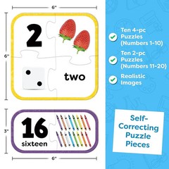 Momo and Nashi Number Puzzle – 20 Matching Sets for Toddlers Ages 3–5 Learning