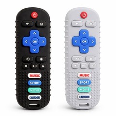 Silicone Baby Teether Toy Remote Control Shape – Technology Planet