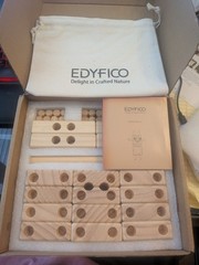 Edyfico Pegblock Masters Toy Stacking Wooden Block Set 24 Months+