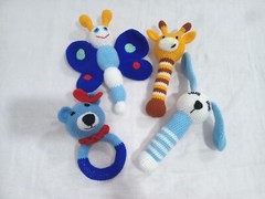 Baby Rattles 100% Best Quality Baby Toys Acrylic yarn polyester Fibber