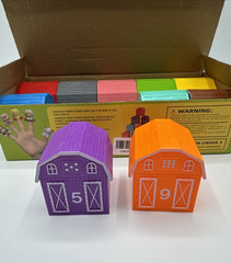 20 Pcs Farm Animals Toy Set Counting Skill Colors