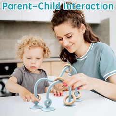Baby Sensory High Chair Suction Toys for Infant Toddlers 12 18 Months, Food Grad