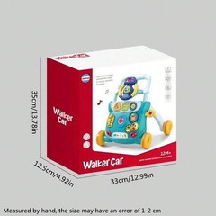 Baby Sit to Stand Walker 3 in 1 Music Learning Toy with Game Panel