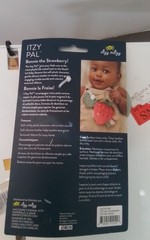 Itzy Ritzy Pal Plush + Silicone Teether Strawberry 0 Months +