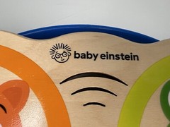 Baby Einstein Magic Touch Drums Wooden Drum Musical Toy, Ages 6 Months and Up