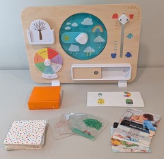 Lovevery Kids Plan Ahead Weather Board Bundled with 20 Routine Cards