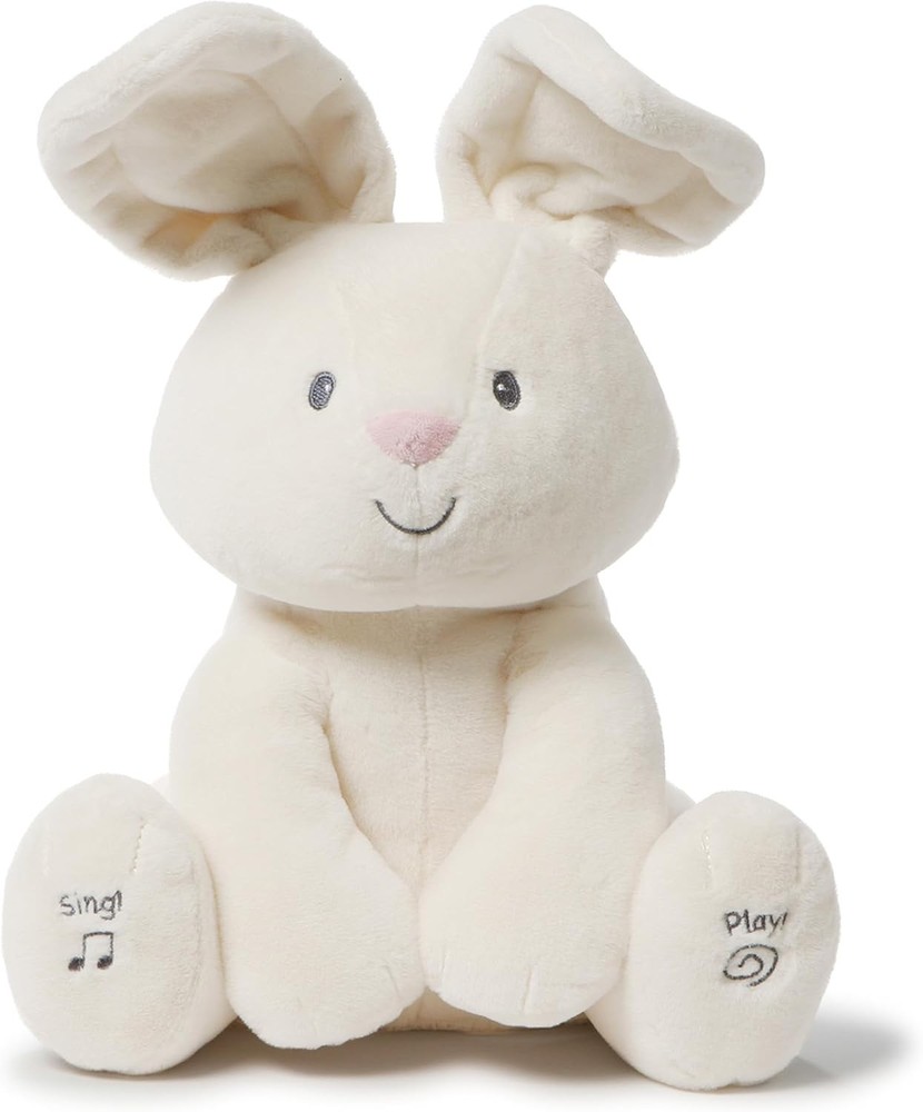 GUND Baby Flora The Bunny Animated Plush, Singing Stuffed Animal Toy
