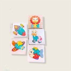 5 Pack Wooden Puzzle For Toddler