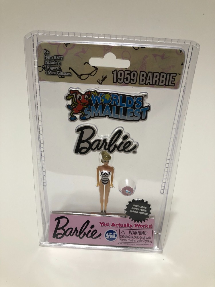 Super Impulse Toys World’s Smallest Barbie Swimsuit Classic 1959 MINT Condition