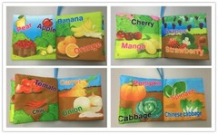 Baby Soft Cloth Books, Educational Activity Crinkle Books -Set of 6.
