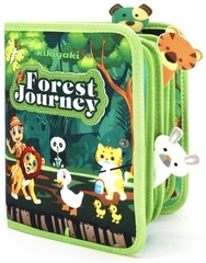 Busy Book for Toddlers 1-3, Montessori Toys Busy Board for 1 Year Old, Forest S