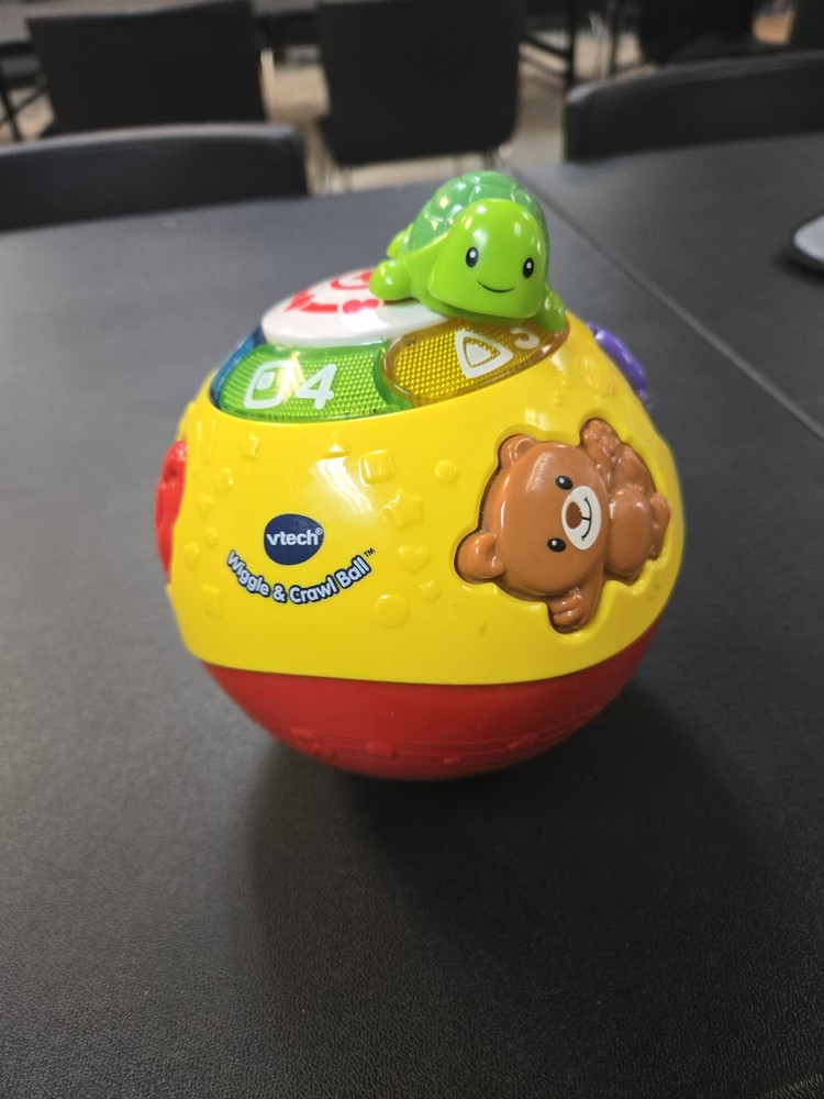 VTech Wiggle and Crawl Ball Toy Tested Works. Light Up Sound