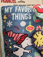 Peanuts Snoopy Holiday Deluxe Soft Book Baby Learning Toy My Favorite Things NWT