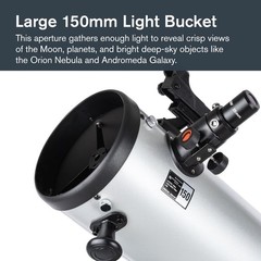 Celestron StarSense Explorer 150AZ App-Enabled Telescope150mm Tabletop Dobsonian