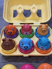 Egg Toys for Toddlers 1-3,Montessori Geometric Eggs Early Preschool Education…