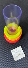 Lovevery Clear Tube w / Stacking Rings and Base The Explorer Play Kit (NO BALL)