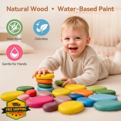 OESSUF Multicolor Stacking Rocks 16pc