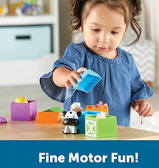 Learning Resources Peekaboo Learning Farm – 10 Pieces, Ages 18+ Months Toddler