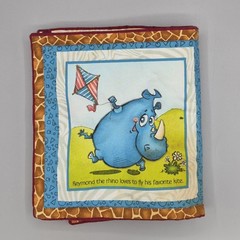 ‘A Jungle Story’ Soft, Washable, Cloth Book for Baby / Toddler Handcrafted