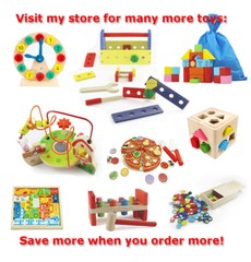 Natural Wood Helicopter Push Toy, Classic Fun for Young Children and Toddlers