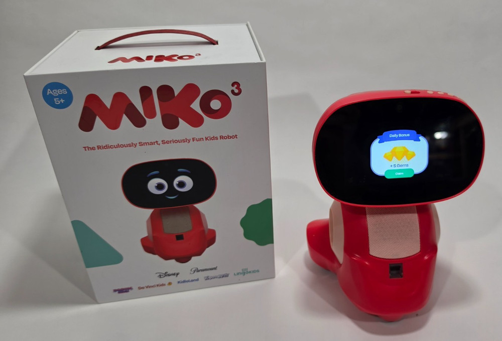 MIKO 3 AI Smart Robot Kids STEM Educational Interactive Robot EMK301 Red