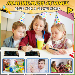 12 Pack Construction Party Favors Mini LCD Writing Tablet for Kids 4.6 Inch Dood