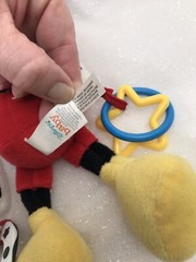 Disney Baby Mickey Mouse On The Go Pull Down Activity Toy, 14″ Stroller Crinkle